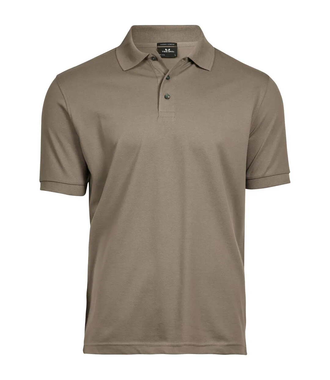 Mens Luxury Stretch Polo Shirt Clay Tee Jays-1