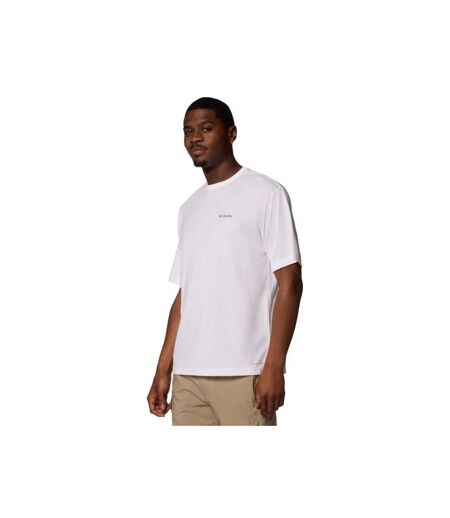T-shirt Motif/style Imprimé Au Dos Cedar Trail Homme Blanc Columbia