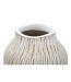 Vase Déco en Résine Stiky 44cm Or & Blanc-4