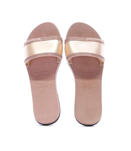 Claquettes roses femme havaianas you angra