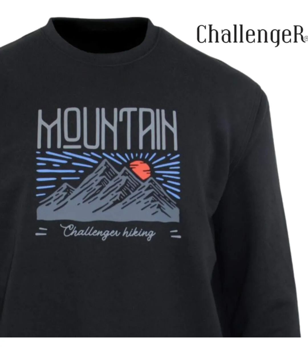 CHALLENGER PARK2 — Sweat imprimé noir : l'alliance parfaite du style et du confort-2