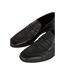 Debenhams Mens Tumbled Leather Loafers (Black) - UTDH6306