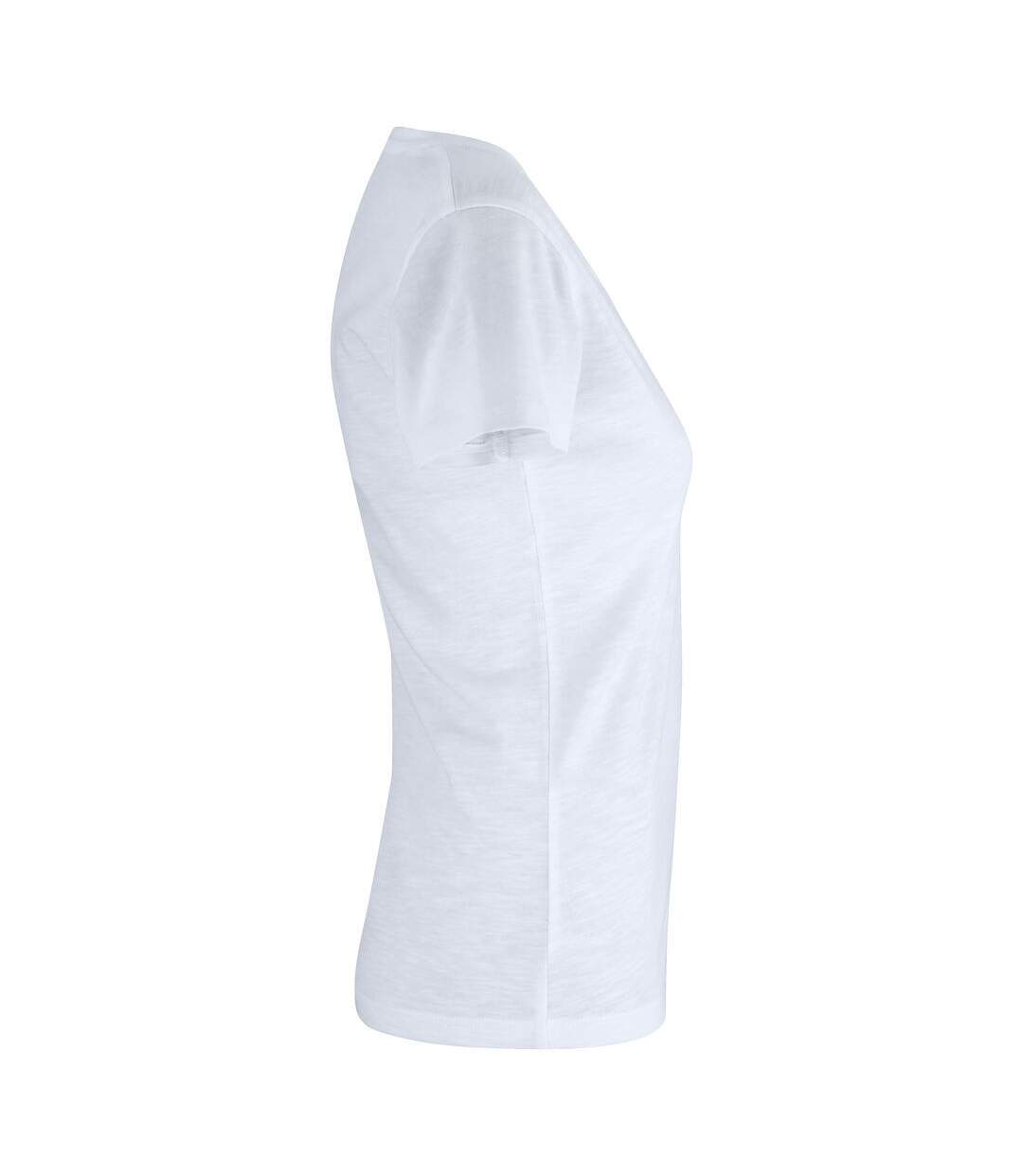 T-shirt Femme Blanc Clique-4