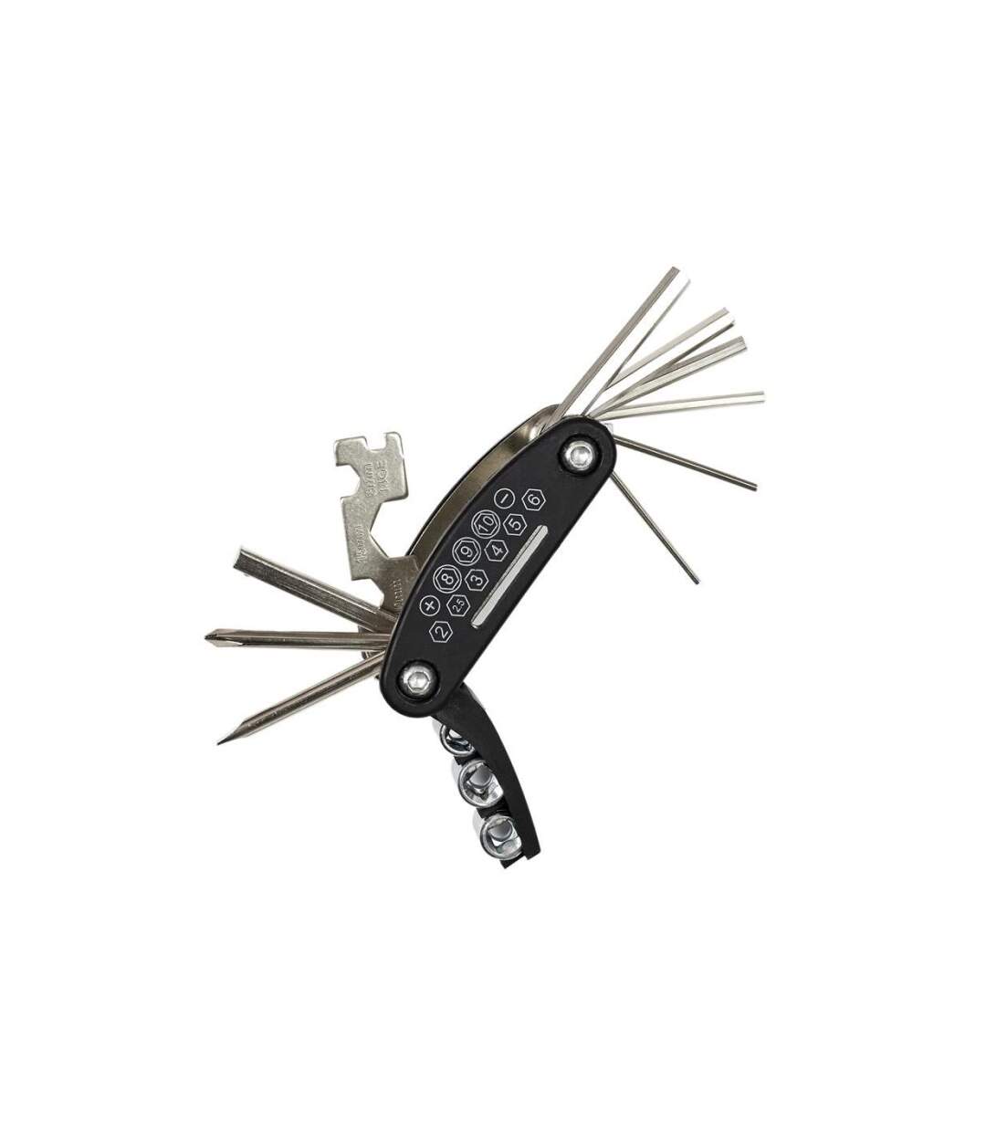 Outil Multifonction pour Vélo 16 Fonctions 9cm Gris-1