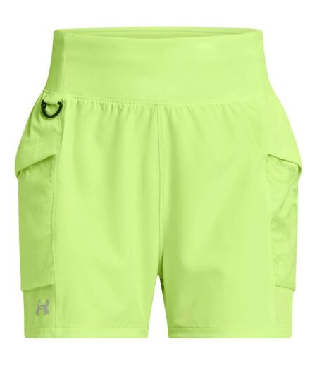 Womens/ladies Trail Walking Shorts Green Under Armour