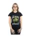 Disney T-shirt en coton pour dames et demoiselles - Monsters University Scare Student (Noir) - UTBI34069-2