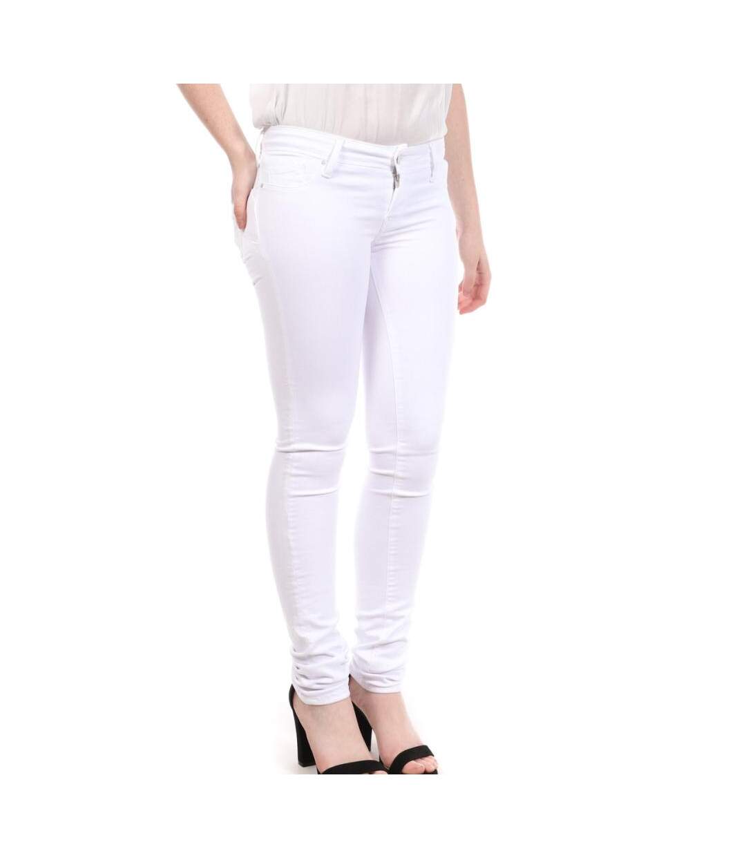 Jean Slim Blanc Femme Teddy Smith Pin Up - 25-1