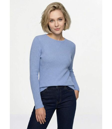 Pull chaud col rond laine mérinos