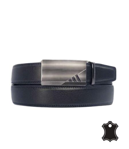 Ceinture homme cuir noir - Boucle automatique - Sophistication et confort