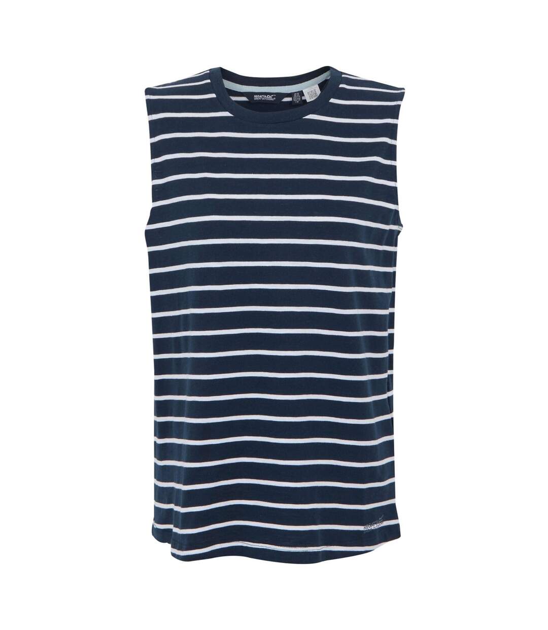 Womens/ladies fariene striped sleeveless top navy/white Regatta-1