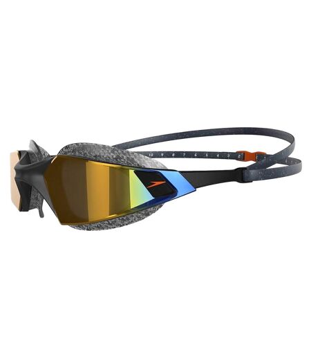 Lunettes De Natation Aquapulse Pro Adulte Gris Oxyde Noir Orange Speedo