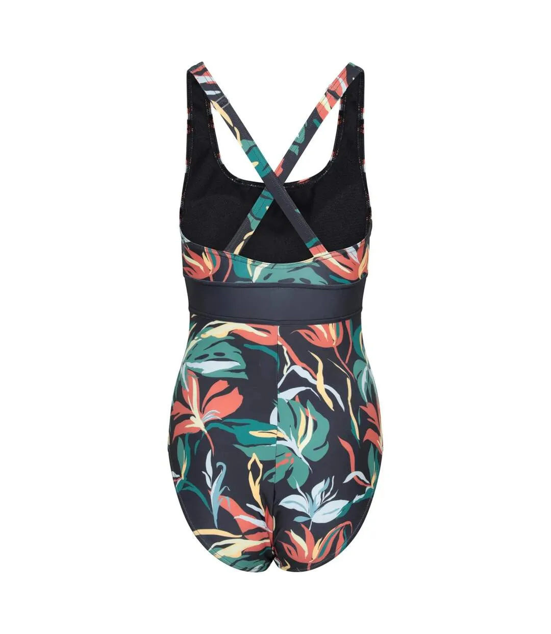Maillot De Bain 1 Pièce Motif/style Fleurs Yamba Femme Bleu Sarcelle Mountain Warehouse-3