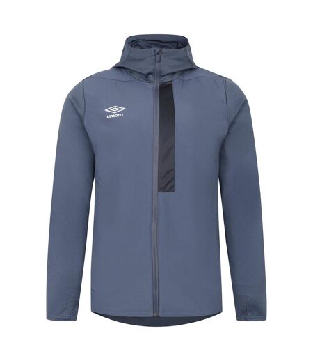 Umbro Mens Premier Hooded Jacket (Grisaille/Carbon) - UTUO2175