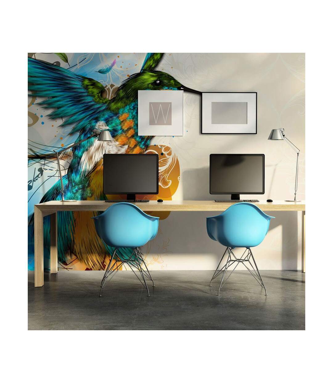 Papier Peint Marvelous Bird II 450x270cm-1