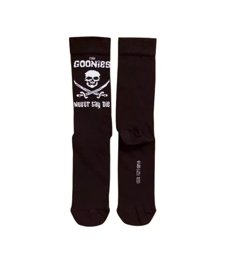Chaussettes Never Say Die Adulte Noir Charbon The Goonies