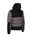 Mens Delabole Padded Jacket Grey Marl Trespass-3