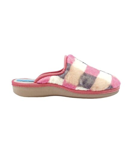 Chaussons mules yasmina femme rose Lunar