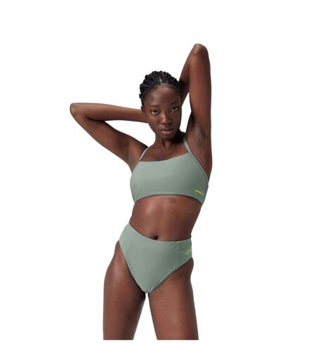 Bas De Maillot De Bain Uni À Taille Haute Femme Vert Speedo