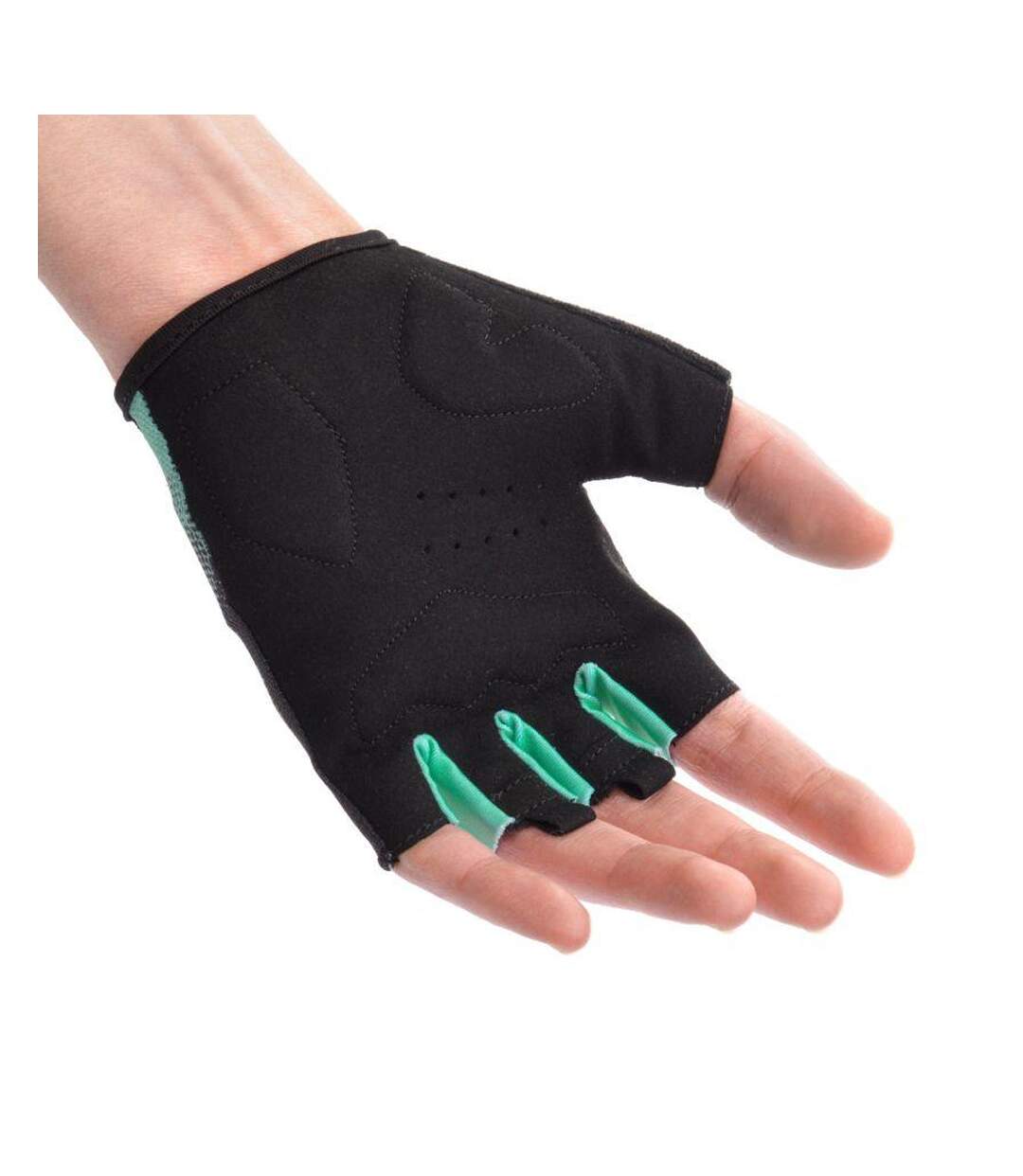 Gants De Cyclisme Mx22 Menthe Noir Meteor-4