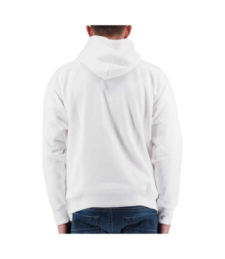 Sweat à Capuche Blanc Homme Diesel Male - L