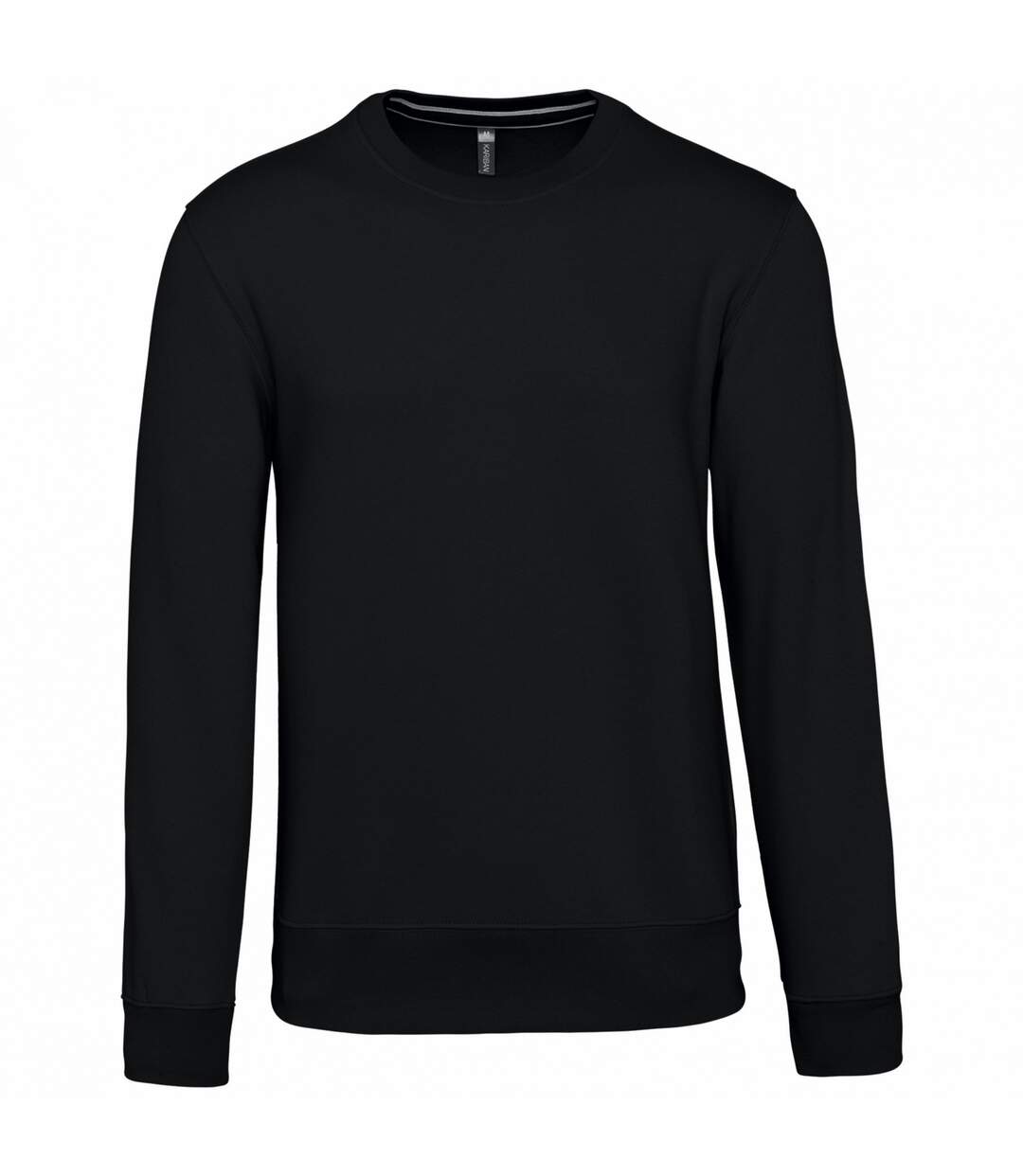 Mens crew neck sweatshirt black Kariban