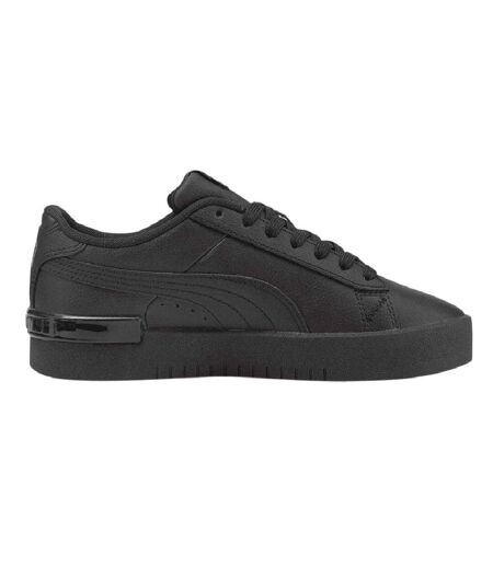 Womens/ladies Jada Platform Trainers Black Puma