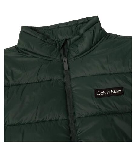 Mens Performance Lightweight Puffer Jacket Evergreen Calvin Klein