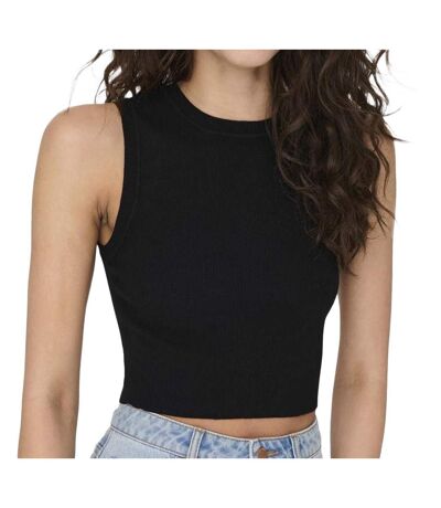 Crop Top Noir Femme Jdy Cirkeline - S