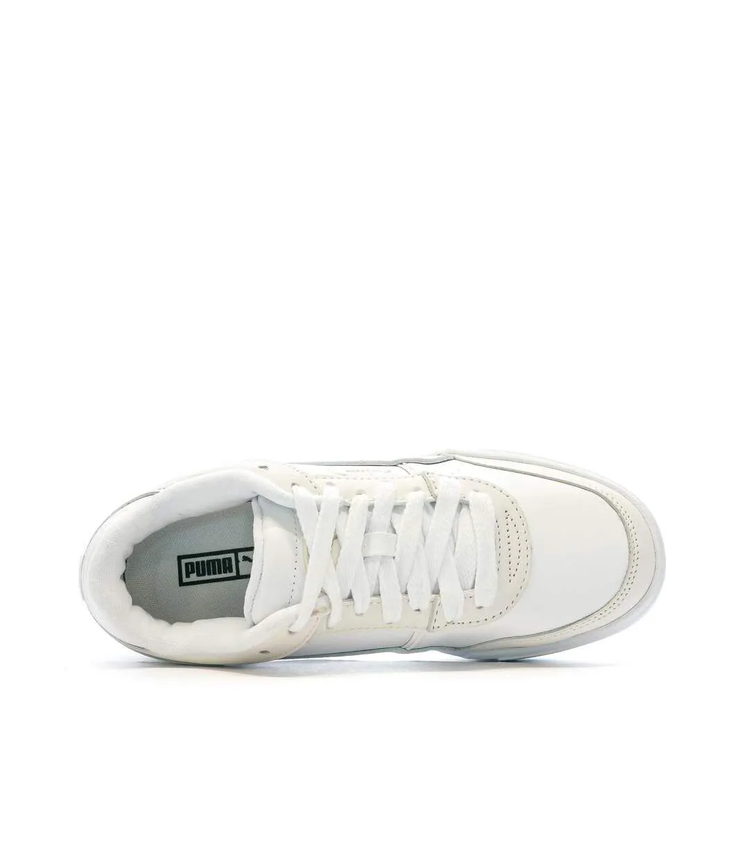 Baskets blanc/beige  femme puma pro sport-4