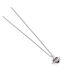 Harry Potter Love Potion Necklace & Pendant (Silver/Pink) (One Size) - UTTA9406