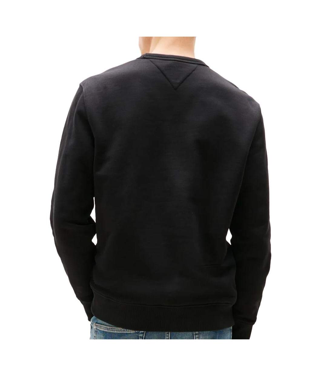Sweat noir homme tommy hilfiger tjm reg badge-2