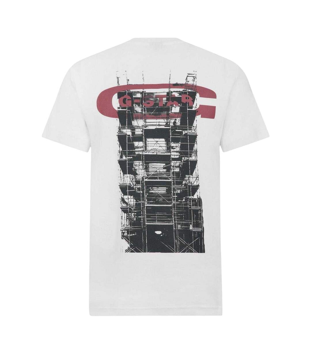 Mens Raw T-shirt White G-Star-3