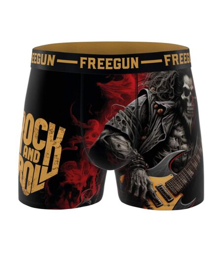 Lot de 4 boxers homme Heavy Rock Freegun