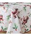 Nappe Antitache Imprimé Père-Noël 150x300cm Blanc-3