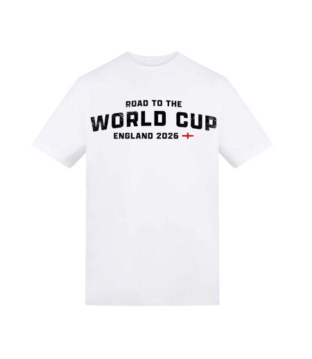Mens England Football T-shirt White AWD