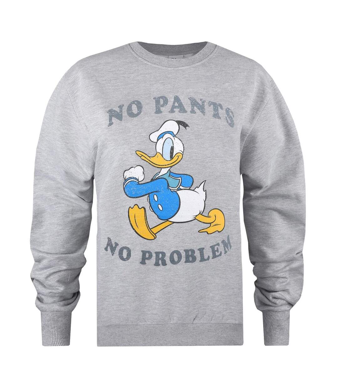 Disney - Sweat NO PANTS NO PROBLEM - Femme (Gris) - UTTV1215-1