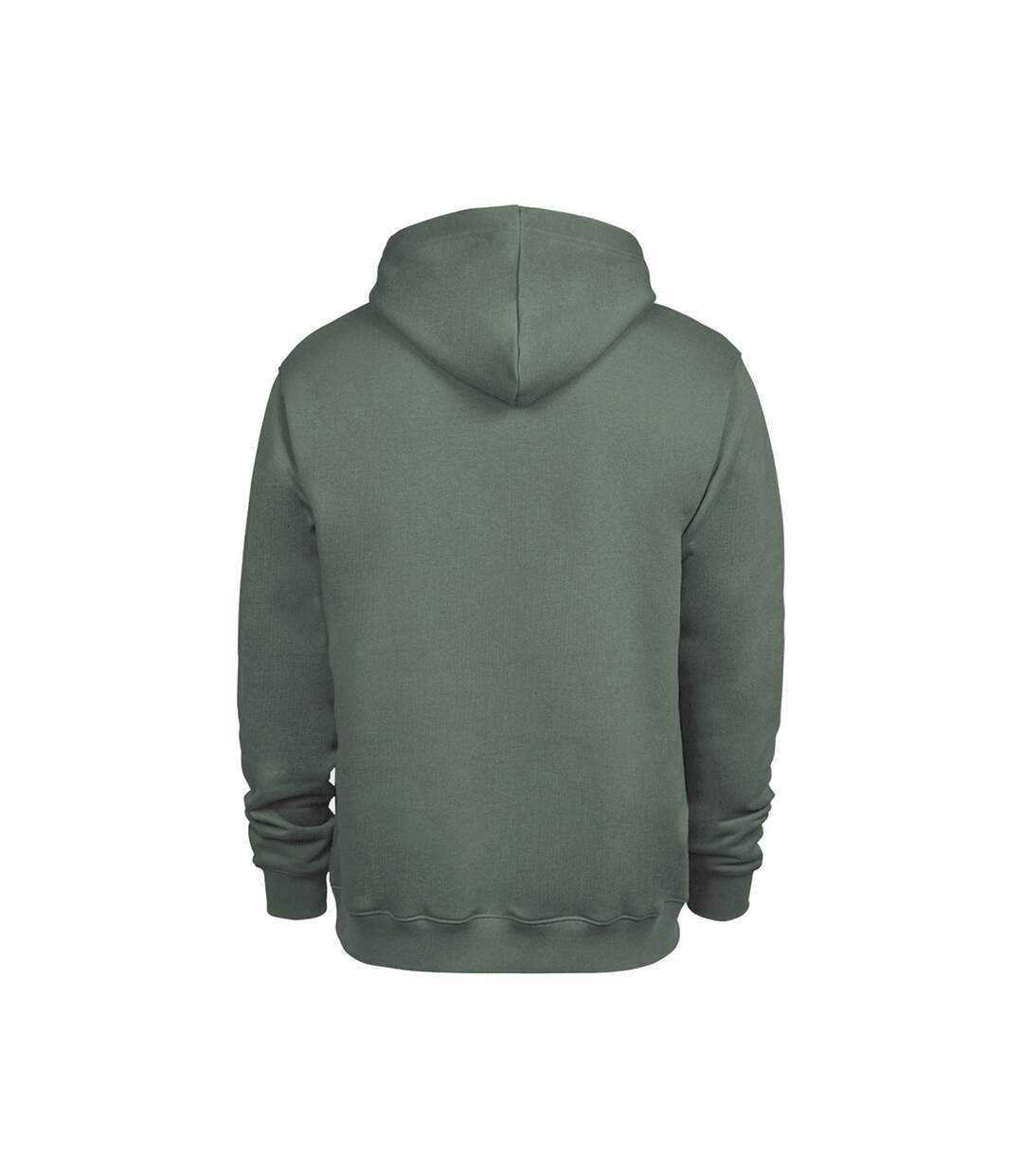 Sweat à capuche homme vert de gris Tee Jays-2