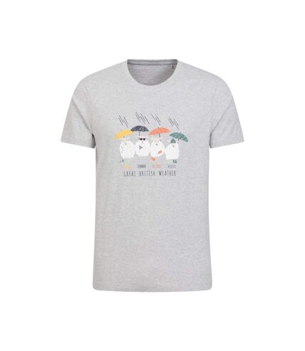 Mountain Warehouse - T-shirt GREAT BRITISH WEATHER - Homme (Gris) - UTMW2785