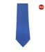 Premier Mens Plain Satin Tie (Narrow Blade) (Pack of 2) (Mid blue) (One Size) - UTRW6934-1