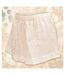 OZABI Pyjama Femme Short Satiné Boutonné Motif Zèbre Toucher Soie-5