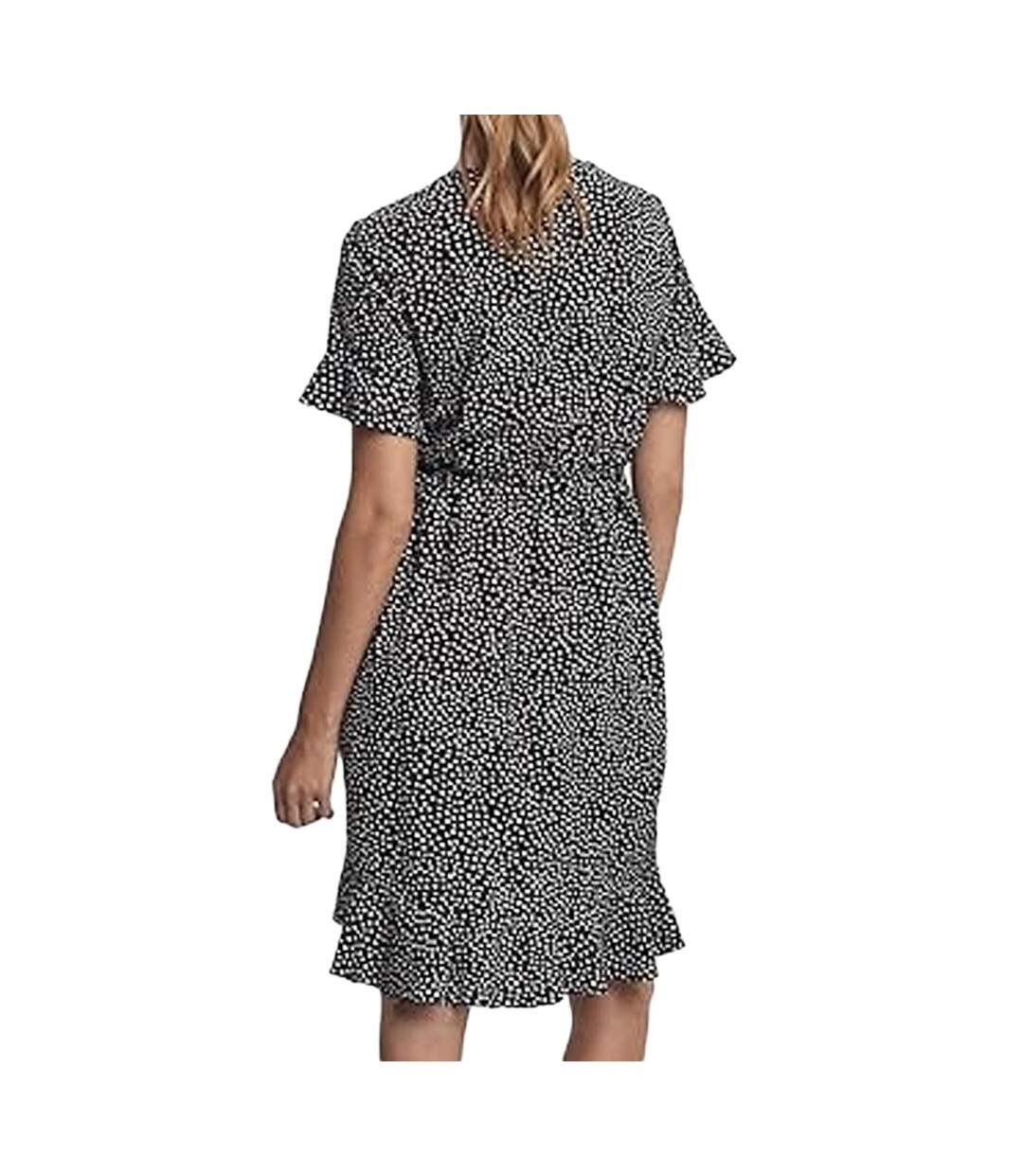 Robe Noire/Blanche Femme Vero Moda Henna - M-2