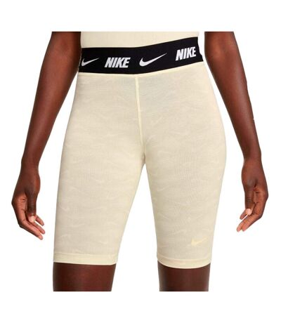 Short legging ecru femme nike aop print - s