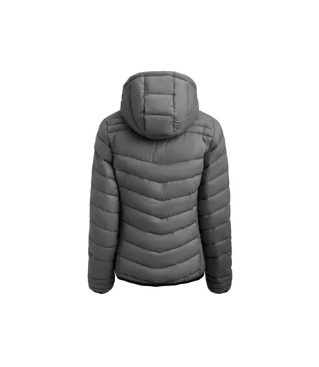 Womens/ladies Jacket Steel Grey Printer