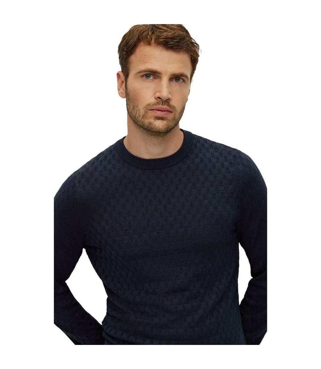 Mens T-lenny Sweatshirt Dark Blue Boss-3