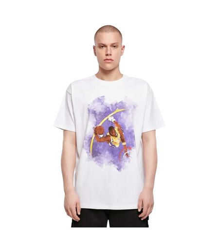 T-shirt Basketball Clouds 2.0 Homme Blanc Mister Tee
