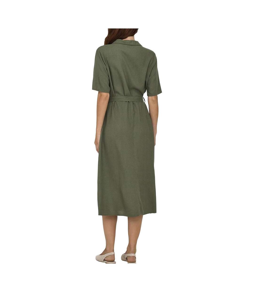 Robe kaki femme jdy says-2