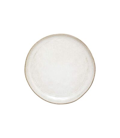 Lot de 6 Assiettes à Dessert Flower 21cm Gris