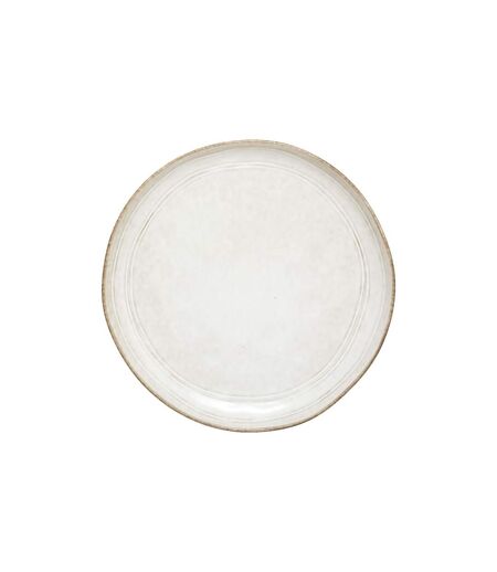 Lot de 6 Assiettes à Dessert Flower 21cm Gris