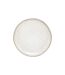 Lot de 6 Assiettes à Dessert Flower 21cm Gris-1
