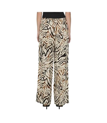 Pantalon fluide Beige/Noir Femme JDY Naja - L